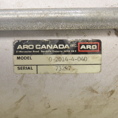 ARO 1860-2014-4-040 Double Rod /Acting Air Cylinder 4" Stroke 6" Bore 1-3/8" Rod