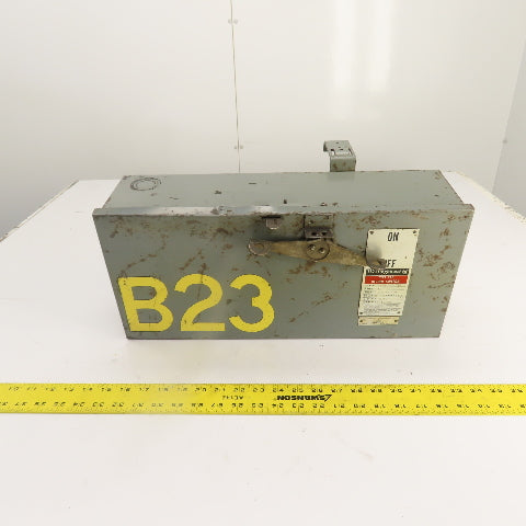 Westinghouse 456D905G06 30A 480VAC De-Ion Fusible Bus Plug Switch 3PH 15HP