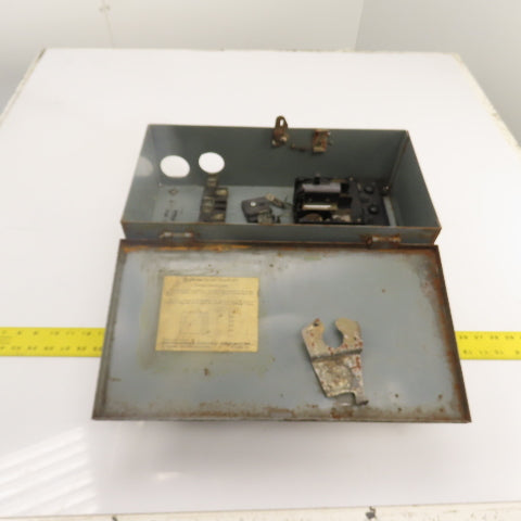 Westinghouse 653D647G04 60A 480VAC De-Ion Fusible Bus Plug Switch 3PH 30HP