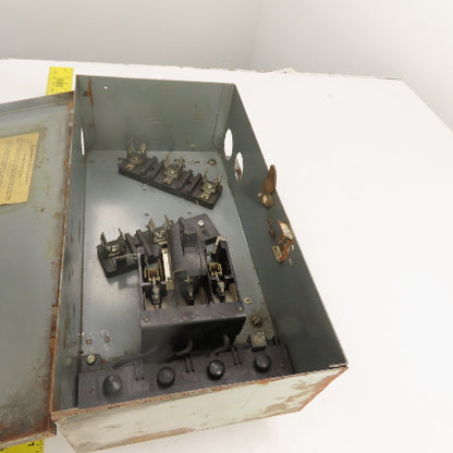Westinghouse 653D647G04 60A 480VAC De-Ion Fusible Bus Plug Switch 3PH 30HP