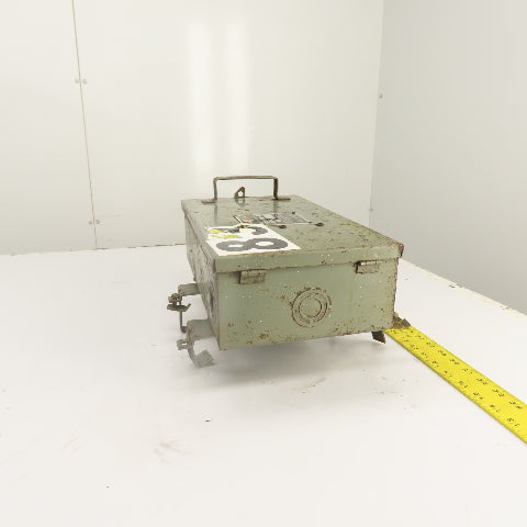 Federal Pacific CFP 332 30A 240VAC Cover Operated Fusible Bus Plug Switch 3P