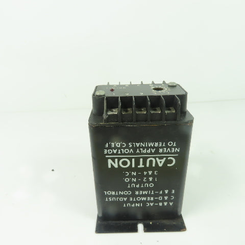 Kanson ISSC Electronics 1013-1-J-2-B .5-50.0 Sec Off Delay Timer 115V