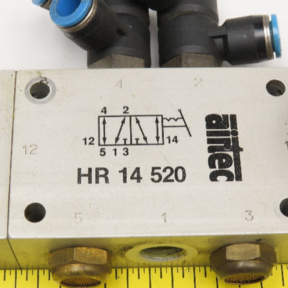 Airtec HR 14 520 5/2 Position Pneumatic Manual Spool Valve G1/4