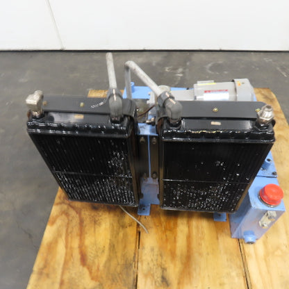 15 Gallon Hydraulic Power Unit 200/220V 0.4KW 3Ph From Mazak Dual Turn 2 CNC