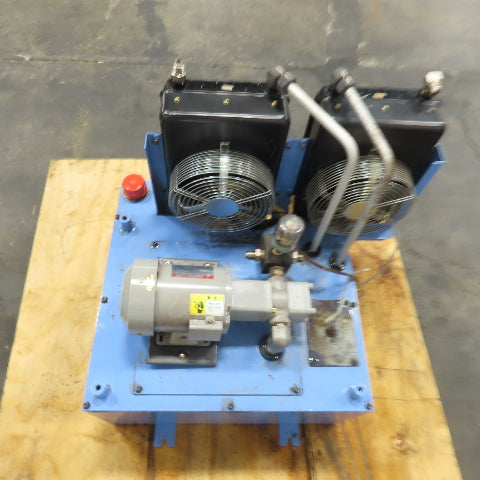 15 Gallon Hydraulic Power Unit 200/220V 0.4KW 3Ph From Mazak Dual Turn 2 CNC