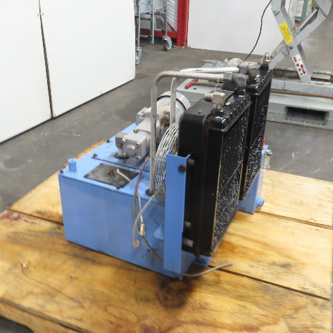 15 Gallon Hydraulic Power Unit 200/220V 0.4KW 3Ph From Mazak Dual Turn 2 CNC