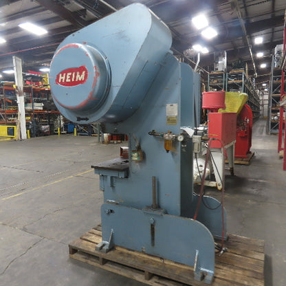 Heim 30BIF 30 Ton Mechanical Punch Press 3HP 480V 3Ph 2" stroke