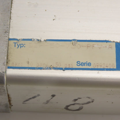 Festo DZF-50-750-PFV-A Double Acting Flat Air Cylinder 50mm Bore 750mm Stroke