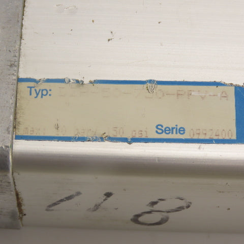 Festo DZF-50-750-PFV-A Double Acting Flat Air Cylinder 50mm Bore 750mm Stroke