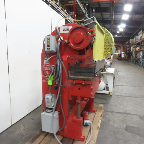 Rousselle 4-W 40 Ton Double Crank Gap Punch Press 3HP 37" x 16-1/2" Bed 220/440V