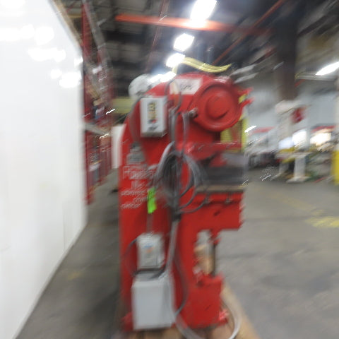 Rousselle 4-W 40 Ton Double Crank Gap Punch Press 3HP 37" x 16-1/2" Bed 220/440V