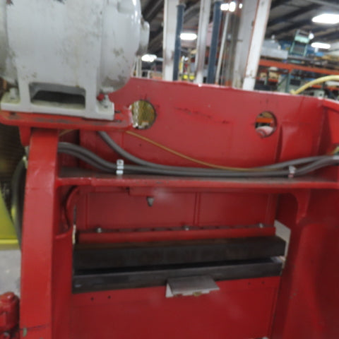 Rousselle 4-W 40 Ton Double Crank Gap Punch Press 3HP 37" x 16-1/2" Bed 220/440V