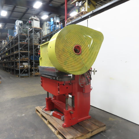 Rousselle 4-W 40 Ton Double Crank Gap Punch Press 3HP 37" x 16-1/2" Bed 220/440V