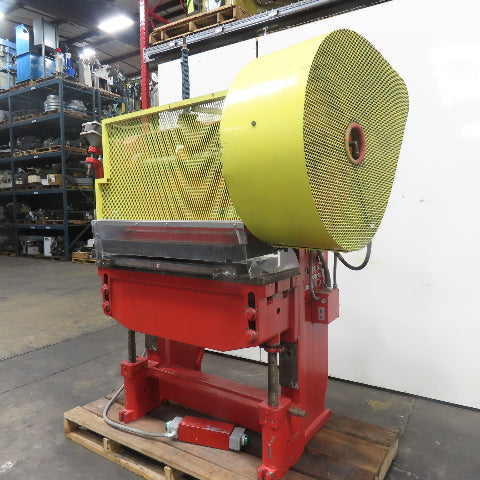 Rousselle 4-W 40 Ton Double Crank Gap Punch Press 3HP 37" x 16-1/2" Bed 220/440V