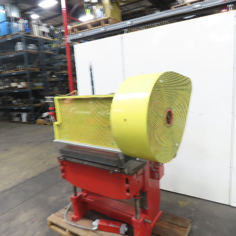 Rousselle 4-W 40 Ton Double Crank Gap Punch Press 3HP 37" x 16-1/2" Bed 220/440V