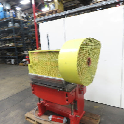 Rousselle 4-W 40 Ton Double Crank Gap Punch Press 3HP 37" x 16-1/2" Bed 220/440V