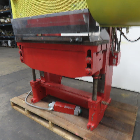 Rousselle 4-W 40 Ton Double Crank Gap Punch Press 3HP 37" x 16-1/2" Bed 220/440V