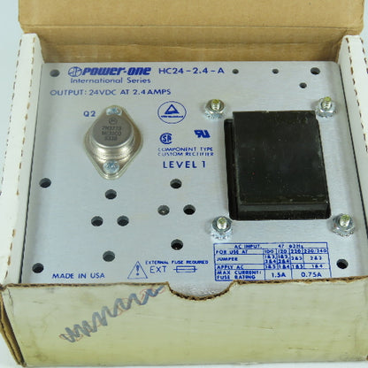 Power-One HC24-2.4-A International 24V DC 2.4A Power Supply 100-240V Input New