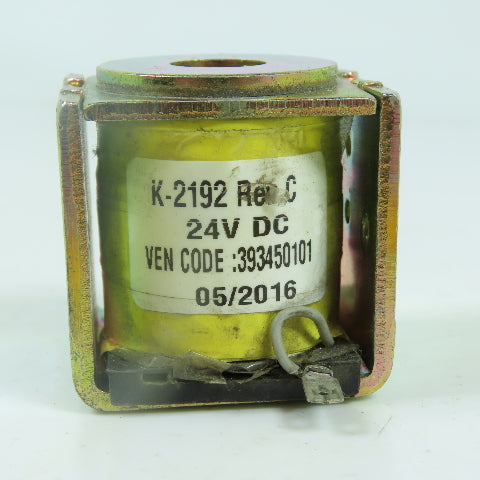 GE Zenith K-2192 Rev C ZBTSH Bypass Interlock Solenoid Coil 1600-3000A 24V DC