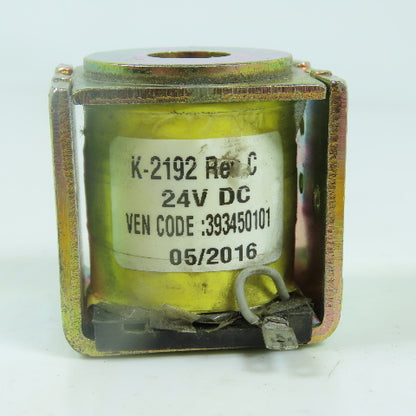 GE Zenith K-2192 Rev C ZBTSH Bypass Interlock Solenoid Coil 1600-3000A 24V DC