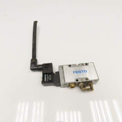 Festo MFH-5-1/4-B 5/2 Position Pneumatic Solenoid Valve 1/4" NPT 24VDC 42VAC