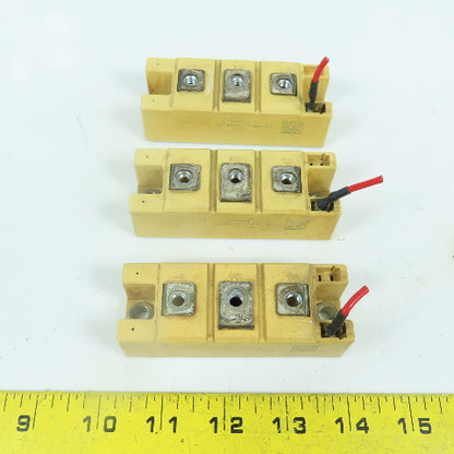 Semikron SKKH 132/16E Semipack Thyristor / Diode Module 130A 1.6kV Lot Of 3