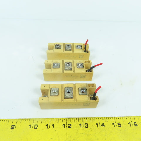 Semikron SKKH 132/16E Semipack Thyristor / Diode Module 130A 1.6kV Lot Of 3