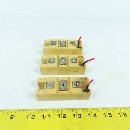 Semikron SKKH 132/16E Semipack Thyristor / Diode Module 130A 1.6kV Lot Of 3