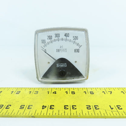 Crompton 016-02AA-LSSJ-C6-S2-MG PS-4210W Panel Mount AC Amperes Gauge 0-600