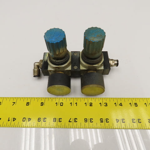 Festo LRB-D-7-MINI Inline Compressed Air Pressure Regulator Set G1/8