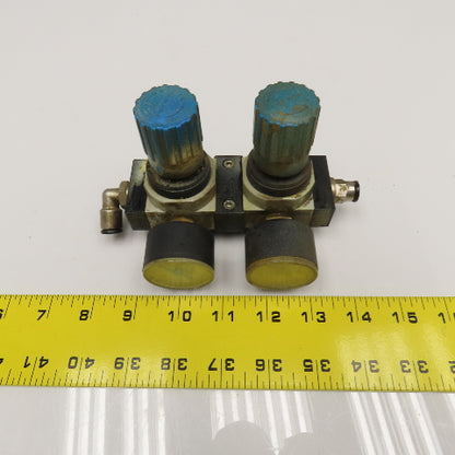 Festo LRB-D-7-MINI Inline Compressed Air Pressure Regulator Set G1/8