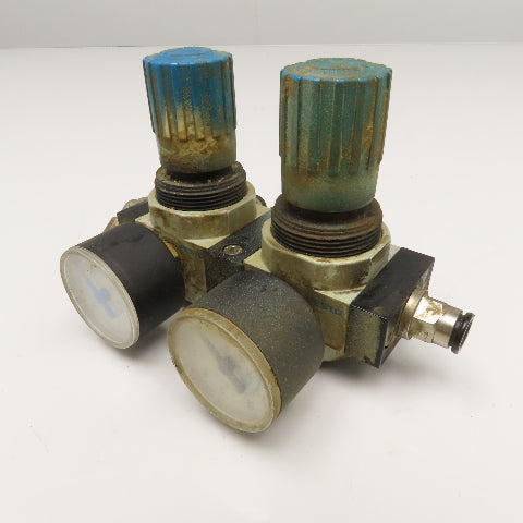 Festo LRB-D-7-MINI Inline Compressed Air Pressure Regulator Set G1/8
