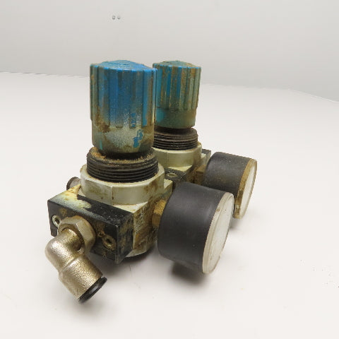 Festo LRB-D-7-MINI Inline Compressed Air Pressure Regulator Set G1/8
