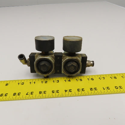 Festo LRB-D-7-MINI Inline Compressed Air Pressure Regulator Set G1/8