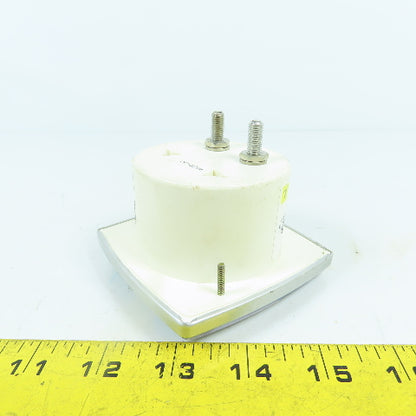 Crompton 016-02VA-PZS-C6-S2 PS-4207-03 Panel Mount AC Amperes Gauge 0-600