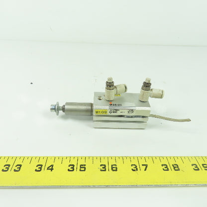 SMC MKB16-20R Double Acting Pneumatic Cylinder 1.0MPa 1" Stroke 3/4" Bore