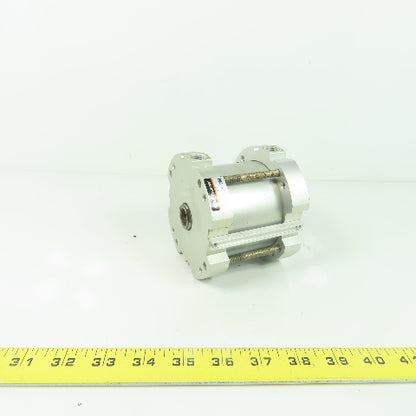SMC NCDQ7A300-200D Pneumatic Cylinder 2" Stroke 200PSI 1.37MPa
