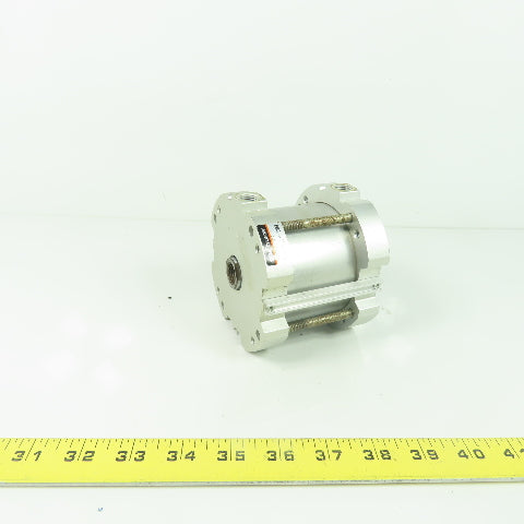 SMC NCDQ7A300-200D Pneumatic Cylinder 2" Stroke 200PSI 1.37MPa