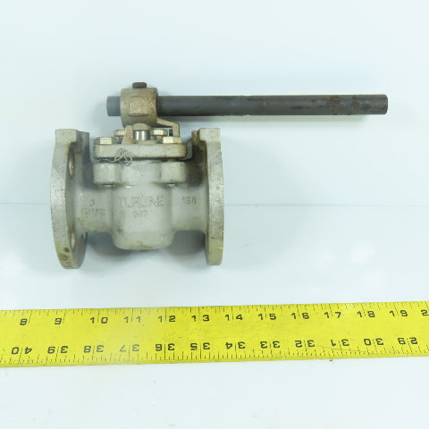Tufline FJ952 1" Stainless CF8M Ball Valve Class 150