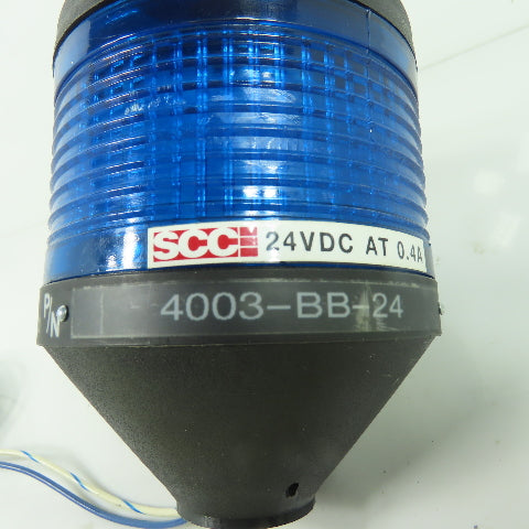 SCC 4003-BB-24 LED Light Stack Blue 24VDC