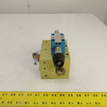 Modular Controls MCD-2474A Hydraulic Manifold W/ SV6-10-4-0-24VDG