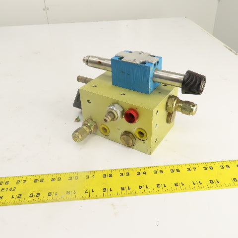 Modular Controls MCD-2474A Hydraulic Manifold W/ SV6-10-4-0-24VDG