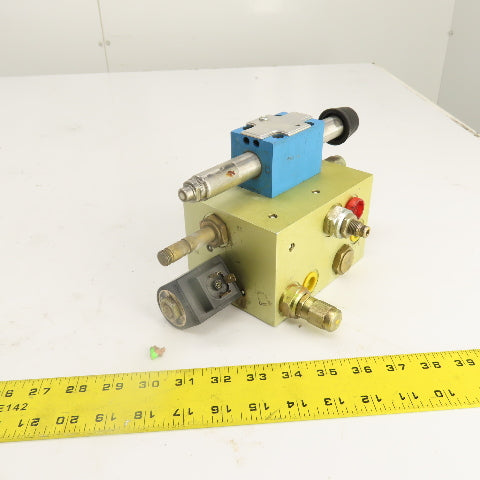 Modular Controls MCD-2474A Hydraulic Manifold W/ SV6-10-4-0-24VDG