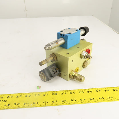 Modular Controls MCD-2474A Hydraulic Manifold W/ SV6-10-4-0-24VDG