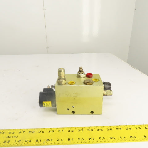Modular Controls MCD-2474A Hydraulic Manifold W/ SV6-10-4-0-24VDG