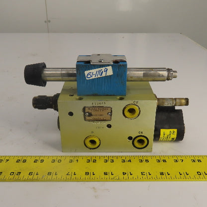 Modular Controls MCD-2474A Hydraulic Manifold W/ SV6-10-4-0-24VDG
