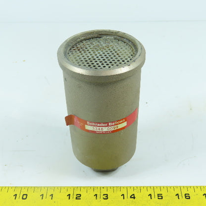 Schrader Bellows 3346 0099 Air Exhaust Muffler Silencer 3/4"