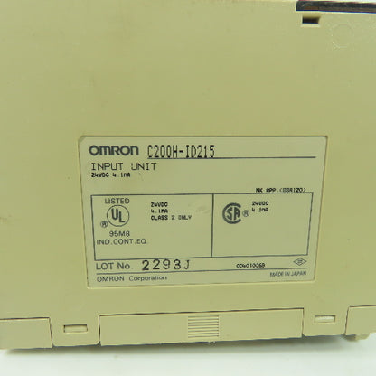 Omron C200H-ID215 Input Unit Module 24VDC 4.1MA