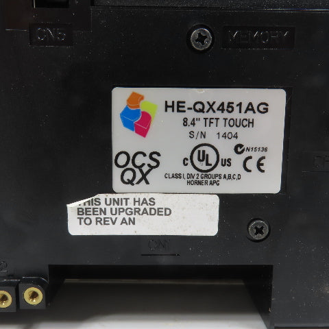 Horner HE-QX451AG QX Color-Touch OCS Unit 8.4" TFT Display
