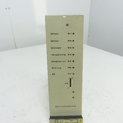 Hauser SVC 225 V61 Servoverstarker Amplifier Module Serie: 22 Fabr.-Nr: 77503